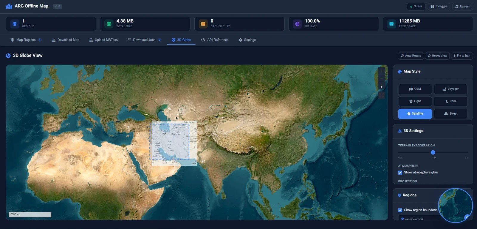 Mapping and spatial visualization workspace