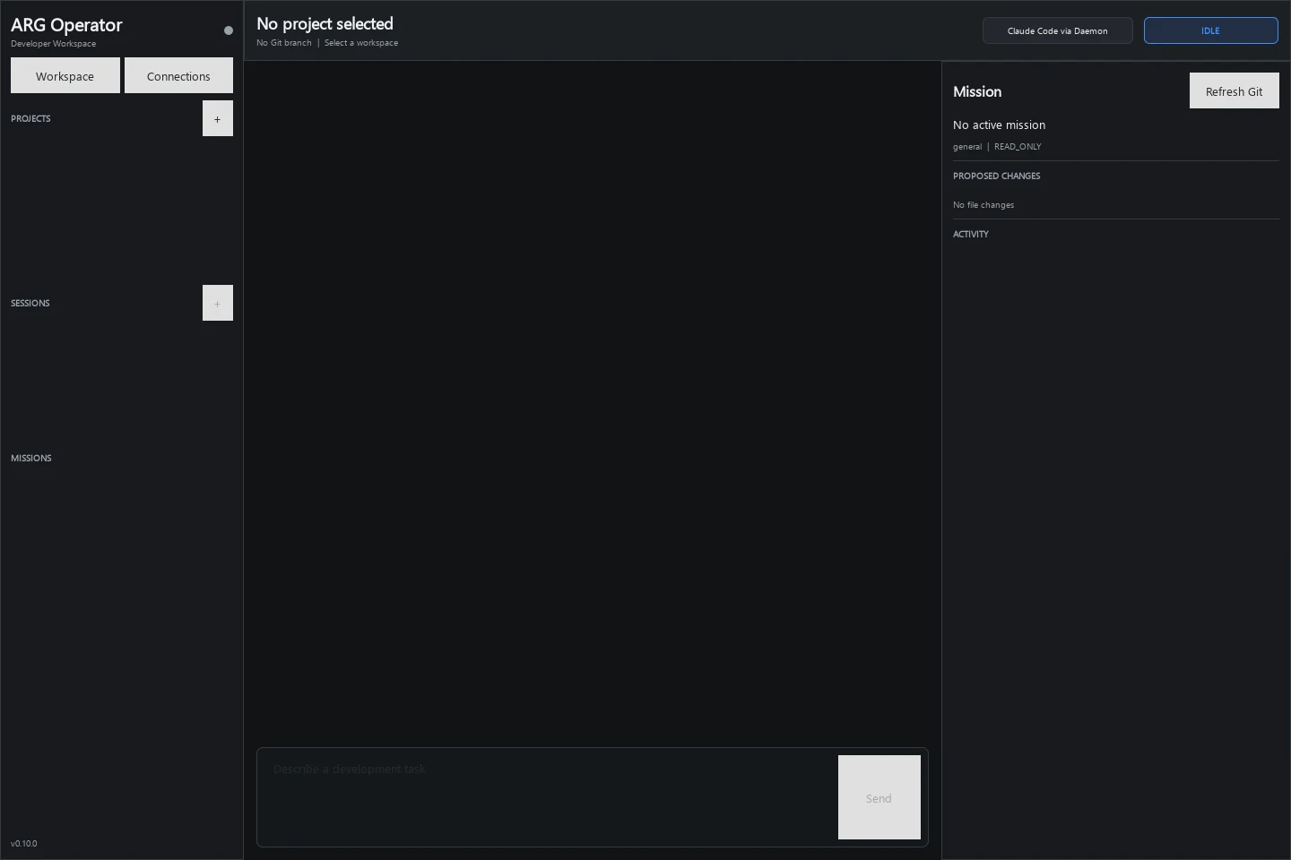 ARG Operator workspace
