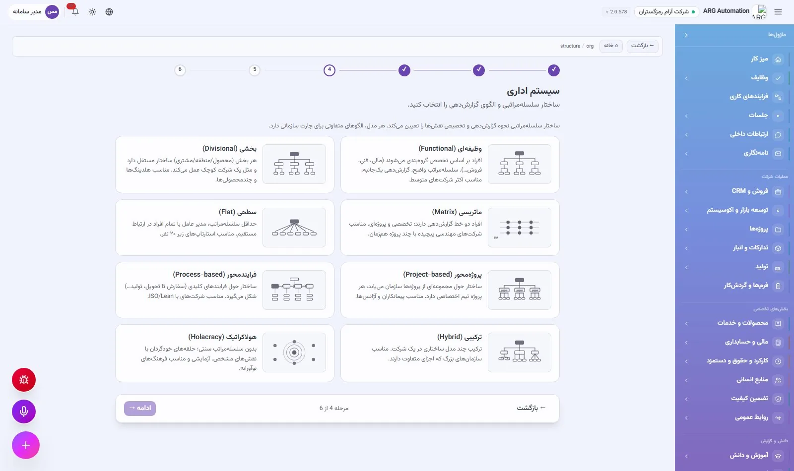 طراحی ساختار سازمان