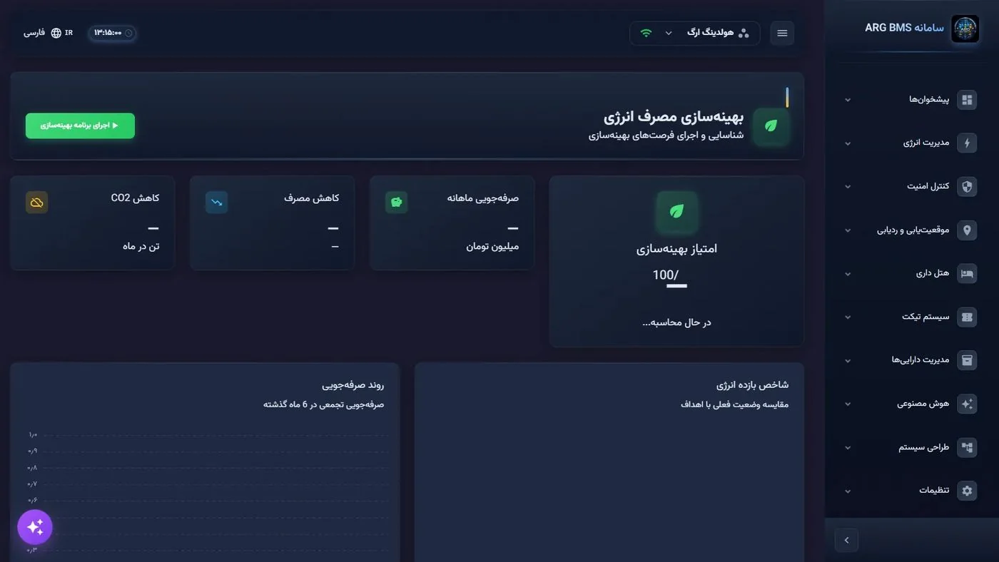 بهینه‌سازی مصرف انرژی